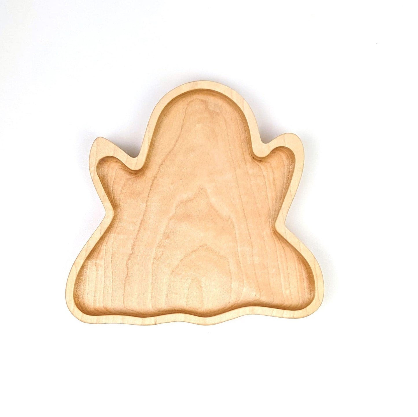 Halloween Decorations Indoor | Wooden Ghost Candy Dish For Halloween Coffee Bar | Fall Coffee Table Decor
