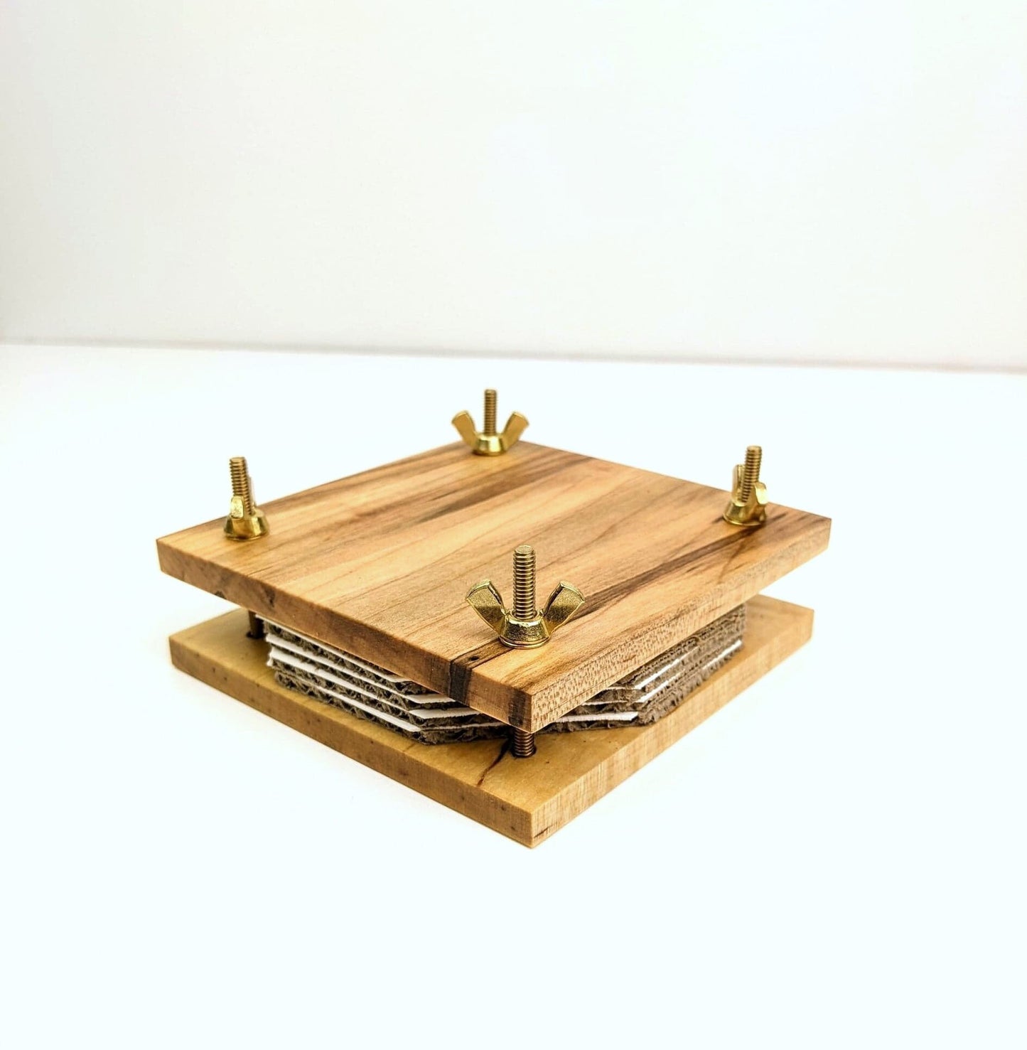 Flower Press | Portable Mini Flower Press For Travel | Gift For Flower Lover | Flower Preservation | Ambrosia Maple | Flower Girl Proposal