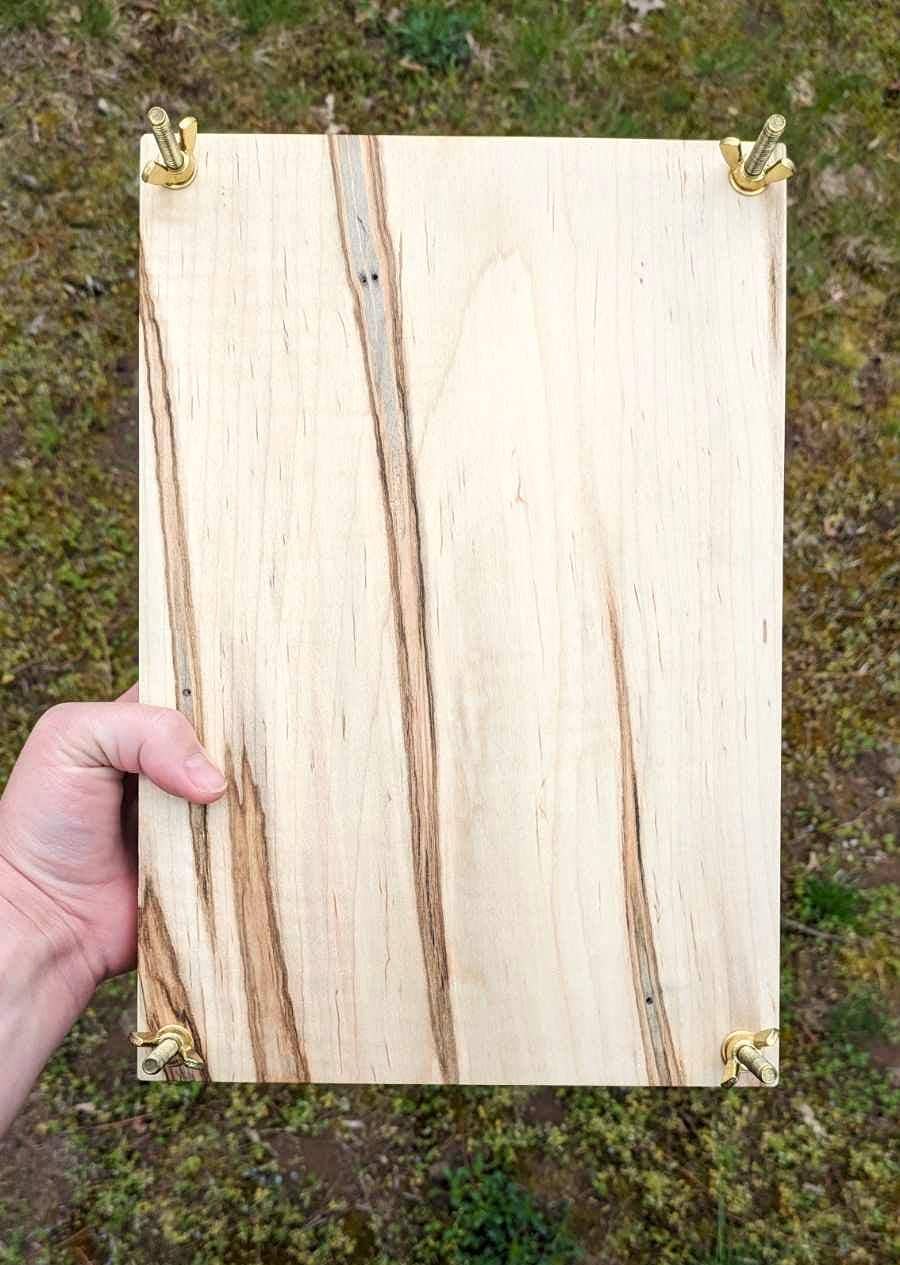 Large Flower Press | 8.5" x 12" x 2.5 | Hardwood Flower Press For Preserving Wedding Bouquet | Gift For Nature Lover
