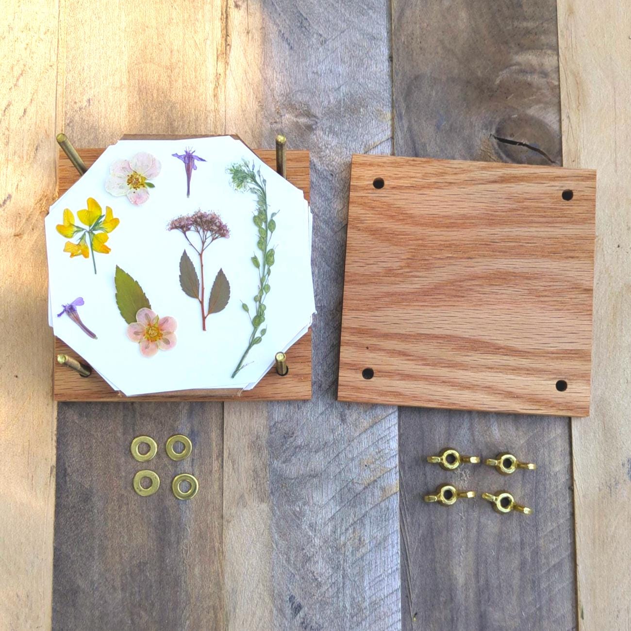 Mini Flower Press | Portable Flower Press | Christmas Gift For Nature Lover| Preserving Flowers From Garden | Flower Press For Traveler