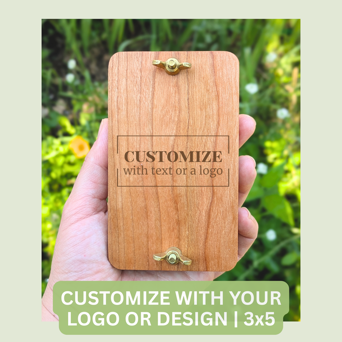 Wholesale Pocket Flower Presses | Customize With Logo Or Design | 3"x5"