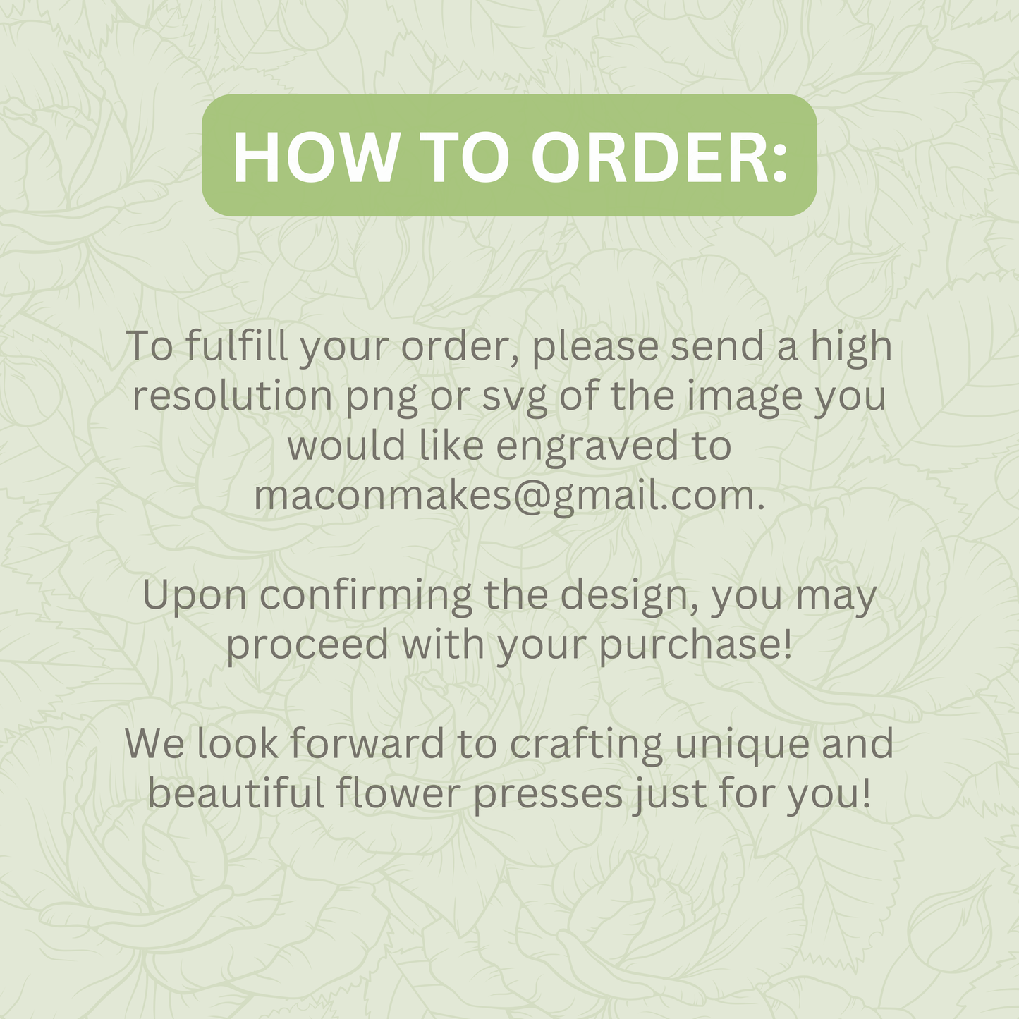 Wholesale Pocket Flower Press Customized With Your Logo Or Design | 2"x4"