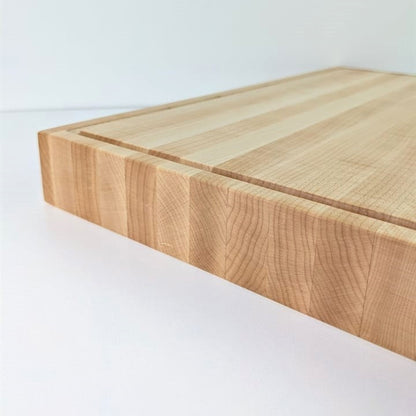 Handcrafted Maple Cutting Board | Charcuterie Board For Meat And Cheese | Hardwood Cutting Board With Juice Groove | Kitchen Gift