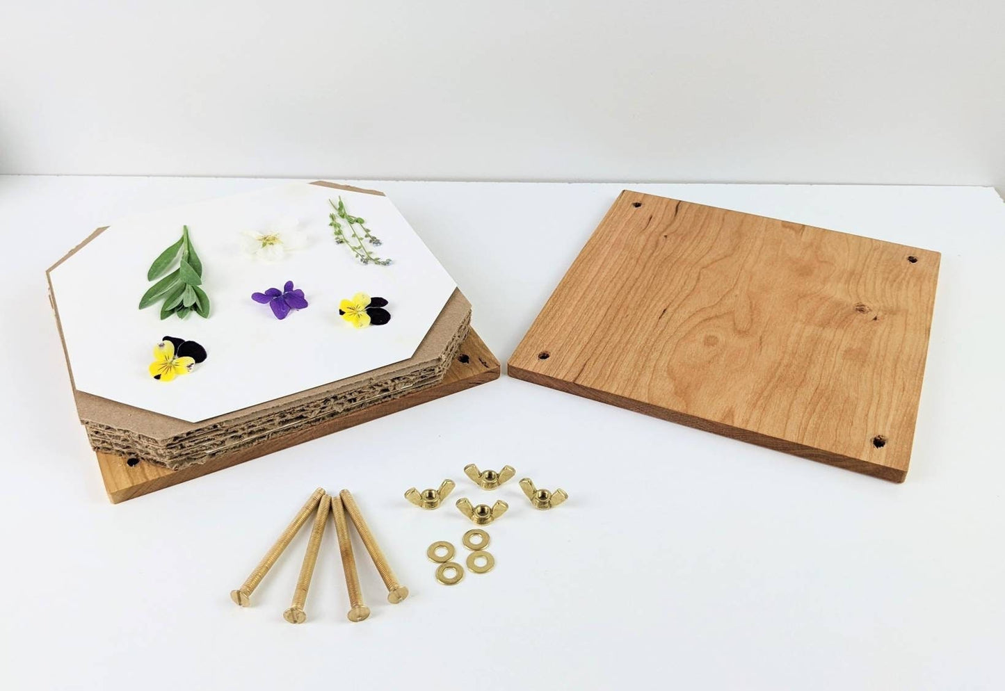 Hardwood Flower Press | Flower Press Kit | Summer Wedding Gift | Preserving Flowers From Wedding Day | Foliage Press