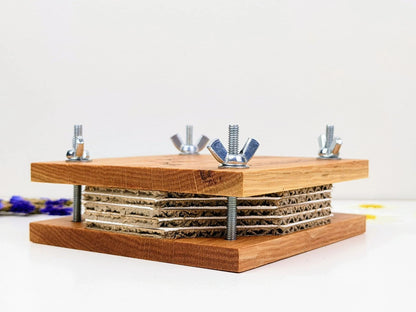 Mini Hardwood Flower Pressing Kit | 4x4