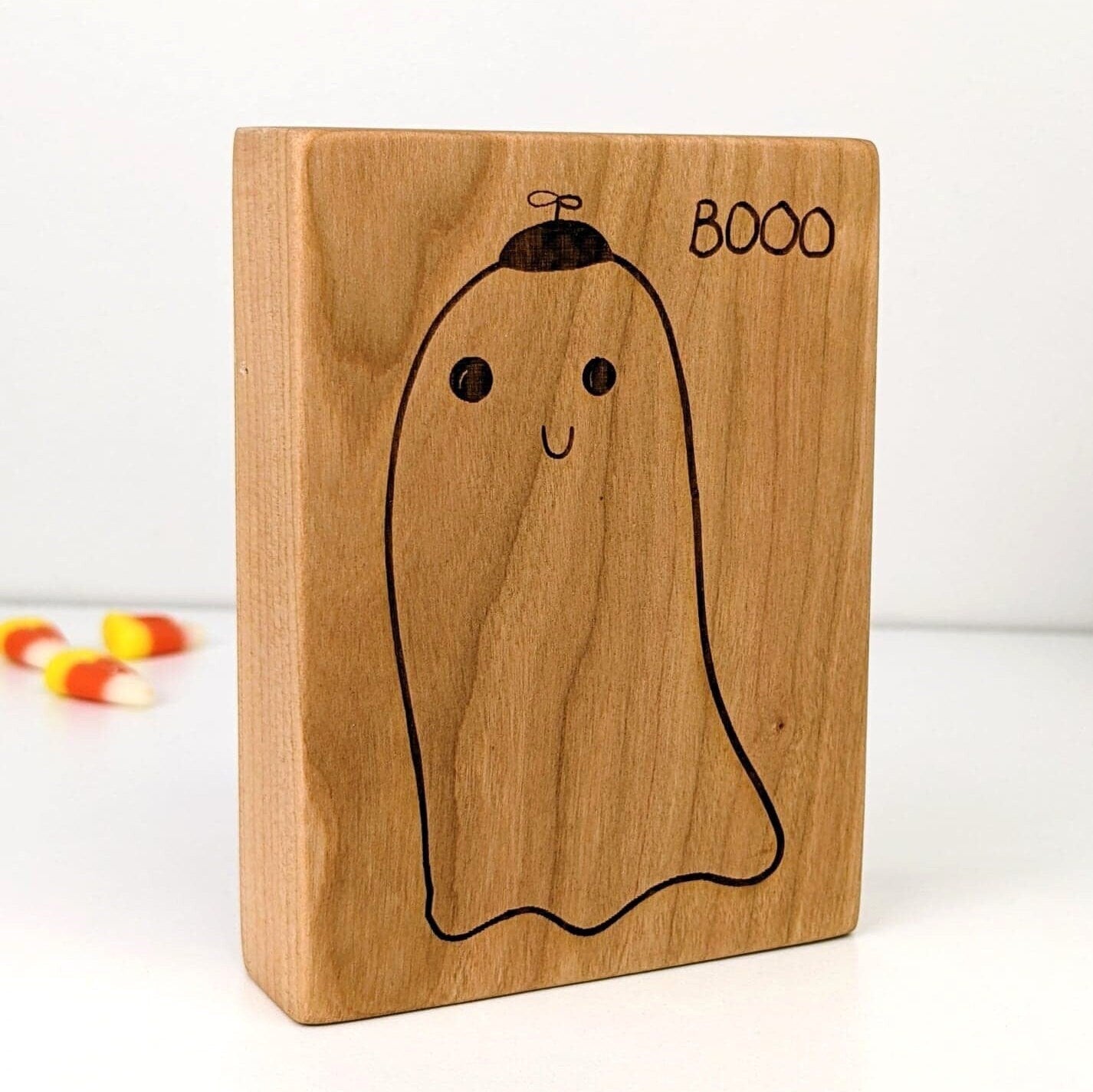 Funny Halloween Bathroom Sign | Mini Wooden Sign | Indoor Halloween Decor