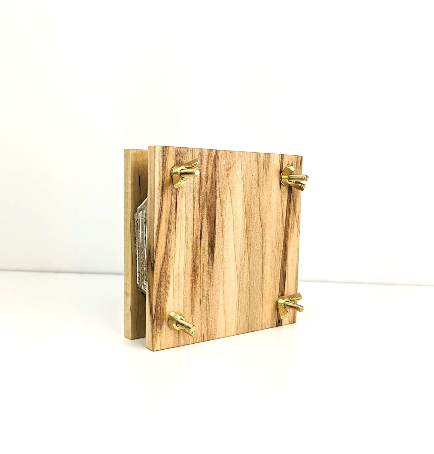 Flower Press | Portable Mini Flower Press For Travel | Gift For Flower Lover |  Flower Preservation | Ambrosia Maple | Flower Girl Proposal