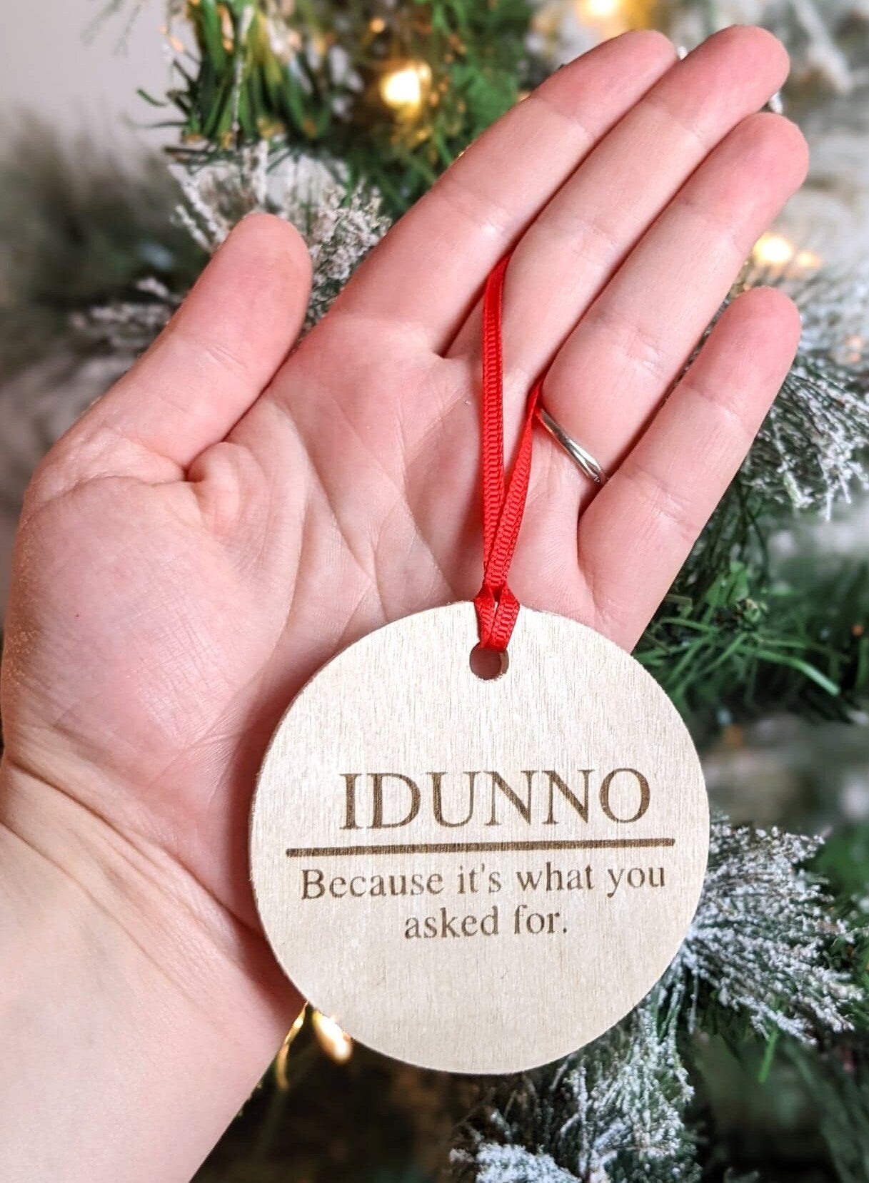 Funny Christmas Ornament | Gag Gift | Last Minute Gift