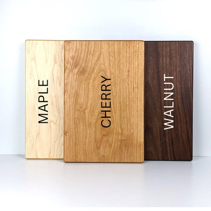 Hardwood Charcuterie Board - Cheese Board Gift - Kitchen Gift for Foodie | Useable Area Of 7.5" x 11"