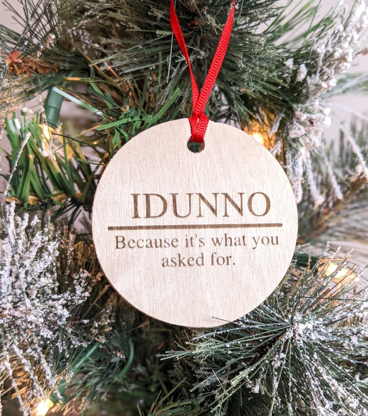 Funny Christmas Ornament | Gag Gift | Last Minute Gift