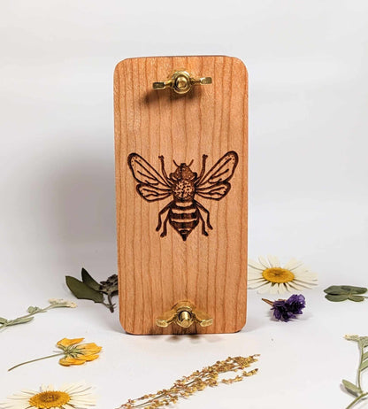 Wholesale Pocket Flower Press With Bee Design | 2"x4" Minimum $100.00