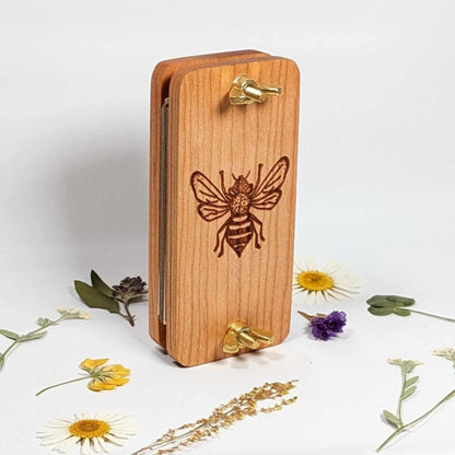 Wholesale Pocket Flower Press With Bee Design | 2"x4" Minimum $100.00