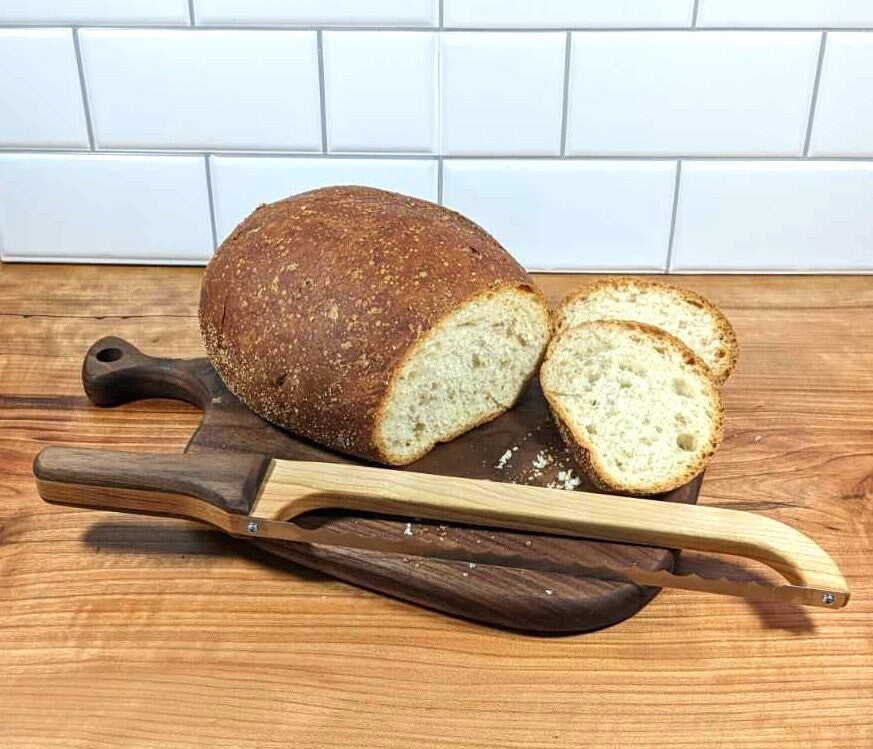 Bread Knife | 1 Inch Slices | Gift For Bread Maker | Kitchen Knife | Sourdough Bread Knife | Housewarming Gift | Wedding Gift