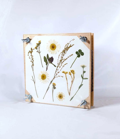 Flower Press | Flower Press Kit | Summer Wedding Gift | Preserving Flowers From Wedding Day | Flower Press With Acrylic Display | 7" x 7"