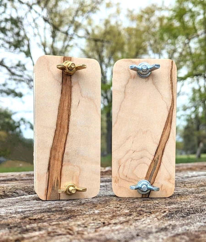 Mini Flower Press | Small Portable Pocket Press | Gift For Plant Lover | Clover Press | Flower Press Christmas Gift | Ambrosia |  2" x 4"