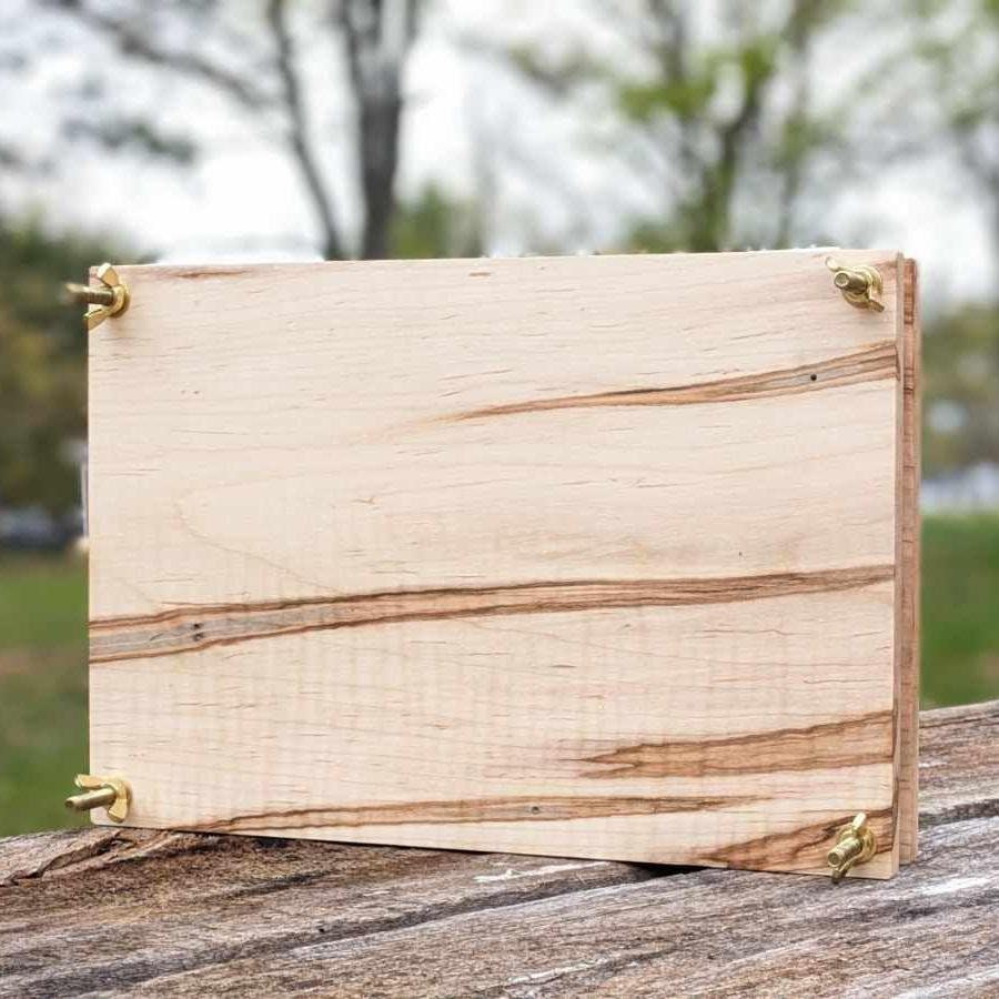 Large Flower Press | 8.5" x 12" x 2.5 | Hardwood Flower Press For Preserving Wedding Bouquet | Gift For Nature Lover