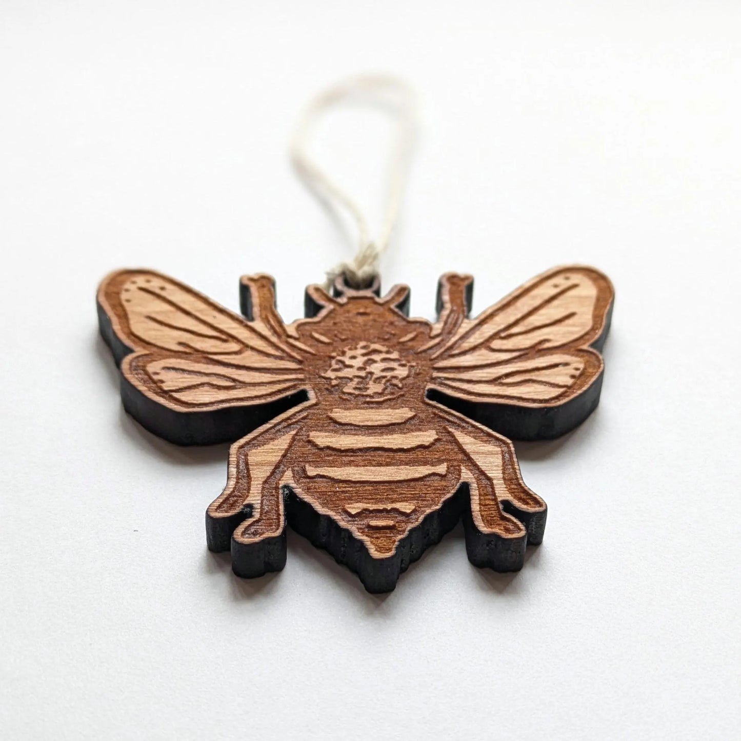 Wooden Bee Ornament | Insect Ornament | Gift For Nature Lover