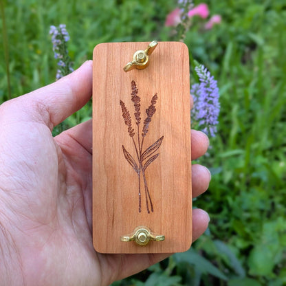 Mini Flower Press | Small Portable Pocket Press | Gift For Plant Lover | Clover Press | Flower Press Gift | Lavender Gift | 2" x 4"