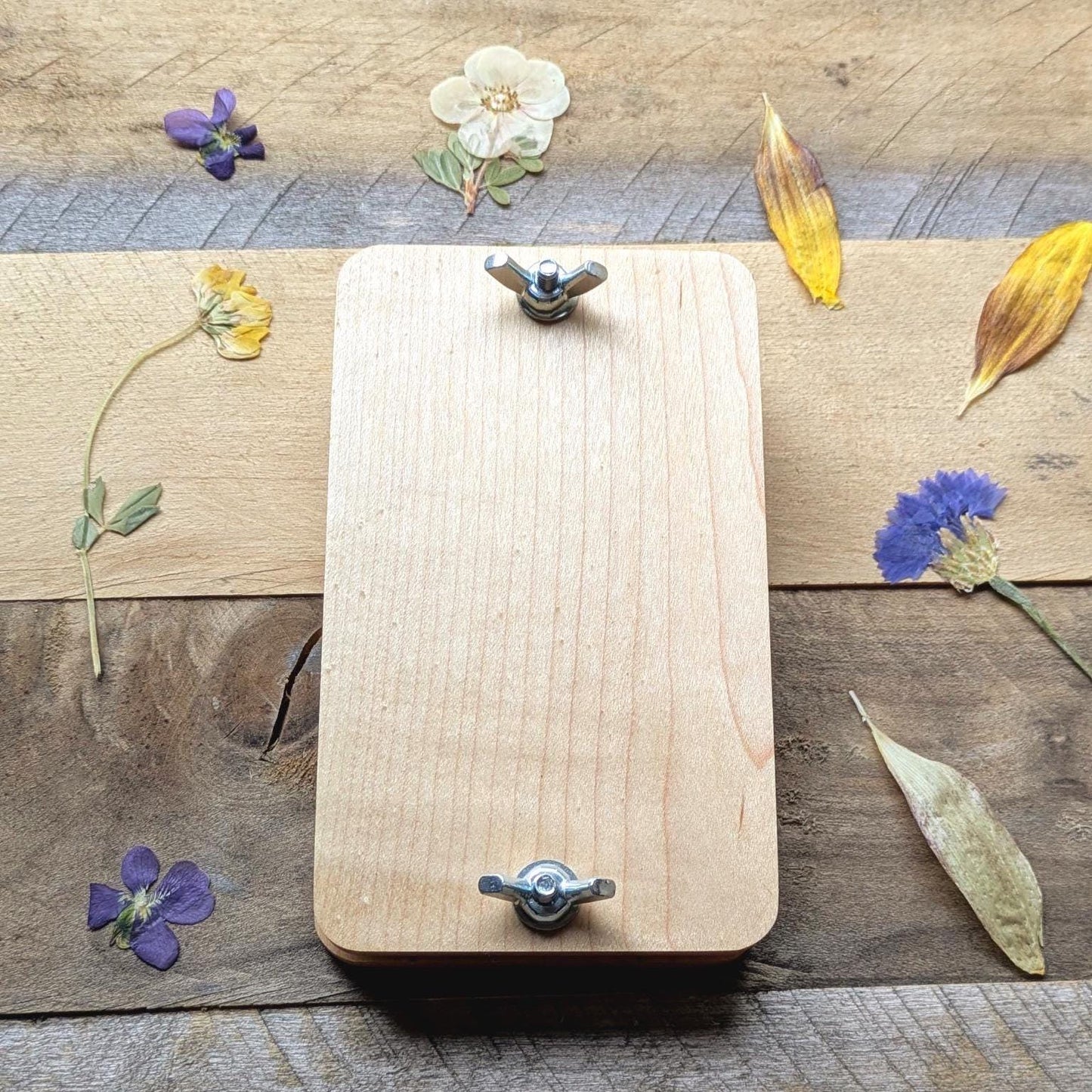 Small Flower Press | Pocket Sized Flower Press | Gift For Teacher | Flower Preservation | Summer Birthday Gift | Gift For Traveler | 3"x5"