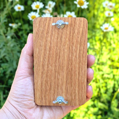 Mini Flower Press | Small Portable Pocket Press | Flower Garden Gift | Gift For Traveler | DIY Dried Flowers | Gift For Nature Lover | 3"x5"