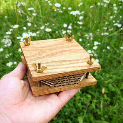 Mini Hardwood Flower Pressing Kit | 4x4