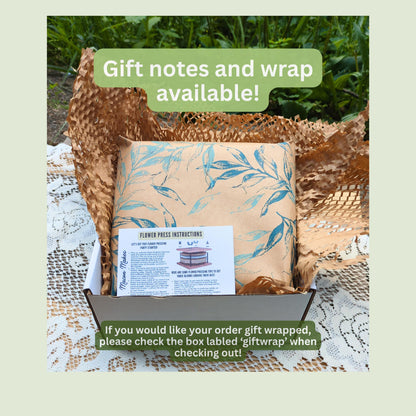 Flower Press Gift Set | Large And Pocket Flower Press Bundle | Summer Birthday Gift | Gift For Traveler | Christmas Gift For Nature Lover