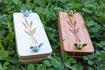 Mini Flower Press | Small Portable Pocket Press | Gift For Plant Lover | Clover Press | Flower Press Gift | Lavender Gift | 2" x 4"