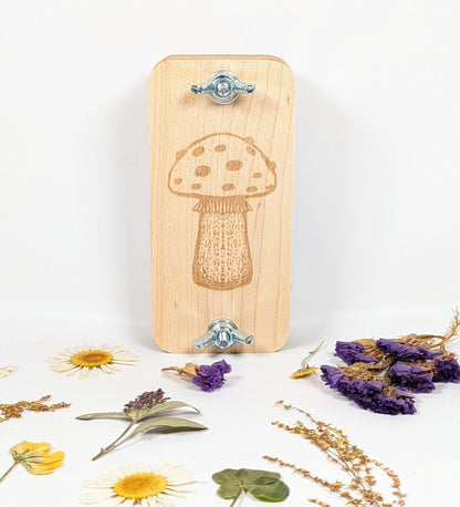 Wholesale Pocket Flower Press With Mushroom Design | 2x4 | Minimum $100.00