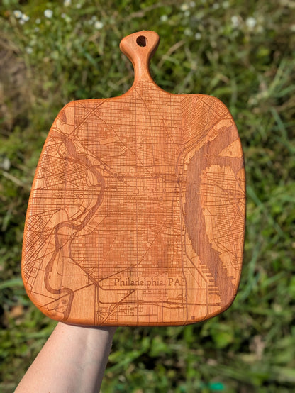 Custom Map Charcuterie Board | Personalized Cheese Board | Housewarming Gift | Realtor Closing Gift