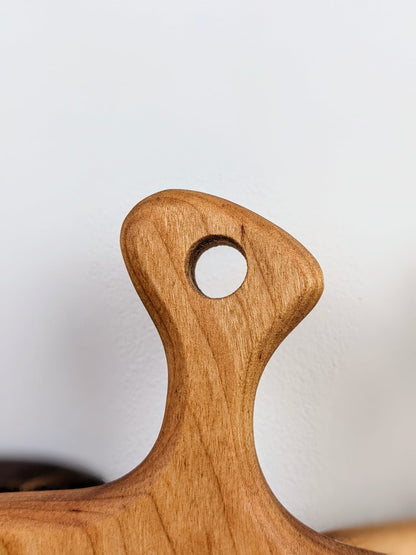 Rounded Hardwood Charcuterie Board