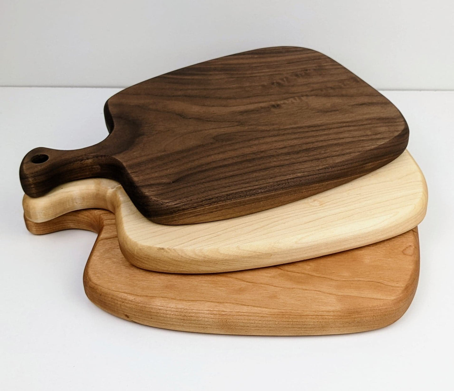 Rounded Hardwood Charcuterie Board