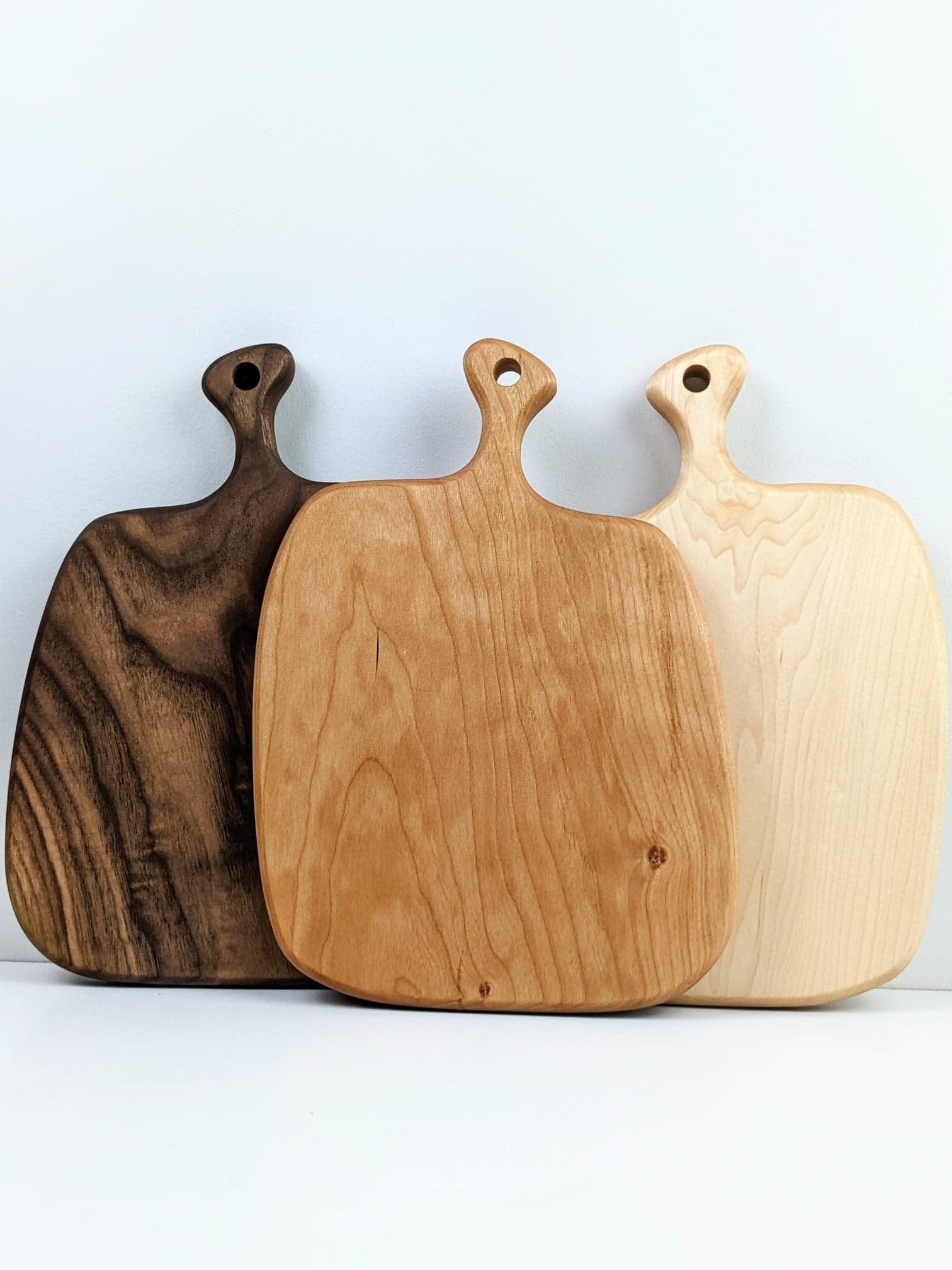 Rounded Hardwood Charcuterie Board