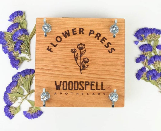 Wholesale Hardwood Mini Flower Presses Customized With Logo or Design (Minimum Order 8)