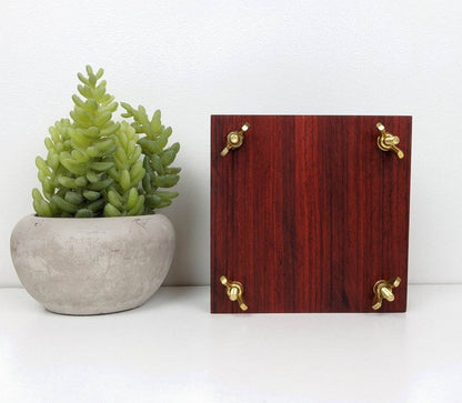 Mini Hardwood Flower Pressing Kit-Exotic African Padauk