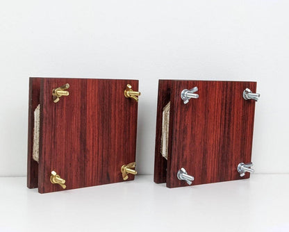 Mini Hardwood Flower Pressing Kit-Exotic African Padauk