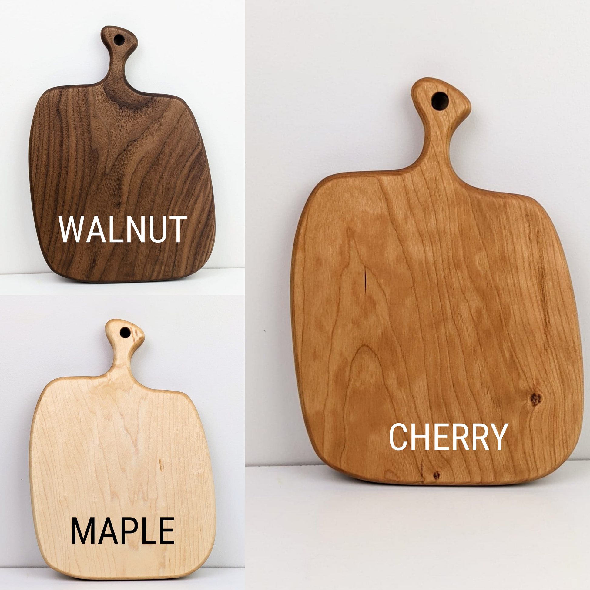 Rounded Hardwood Charcuterie Board