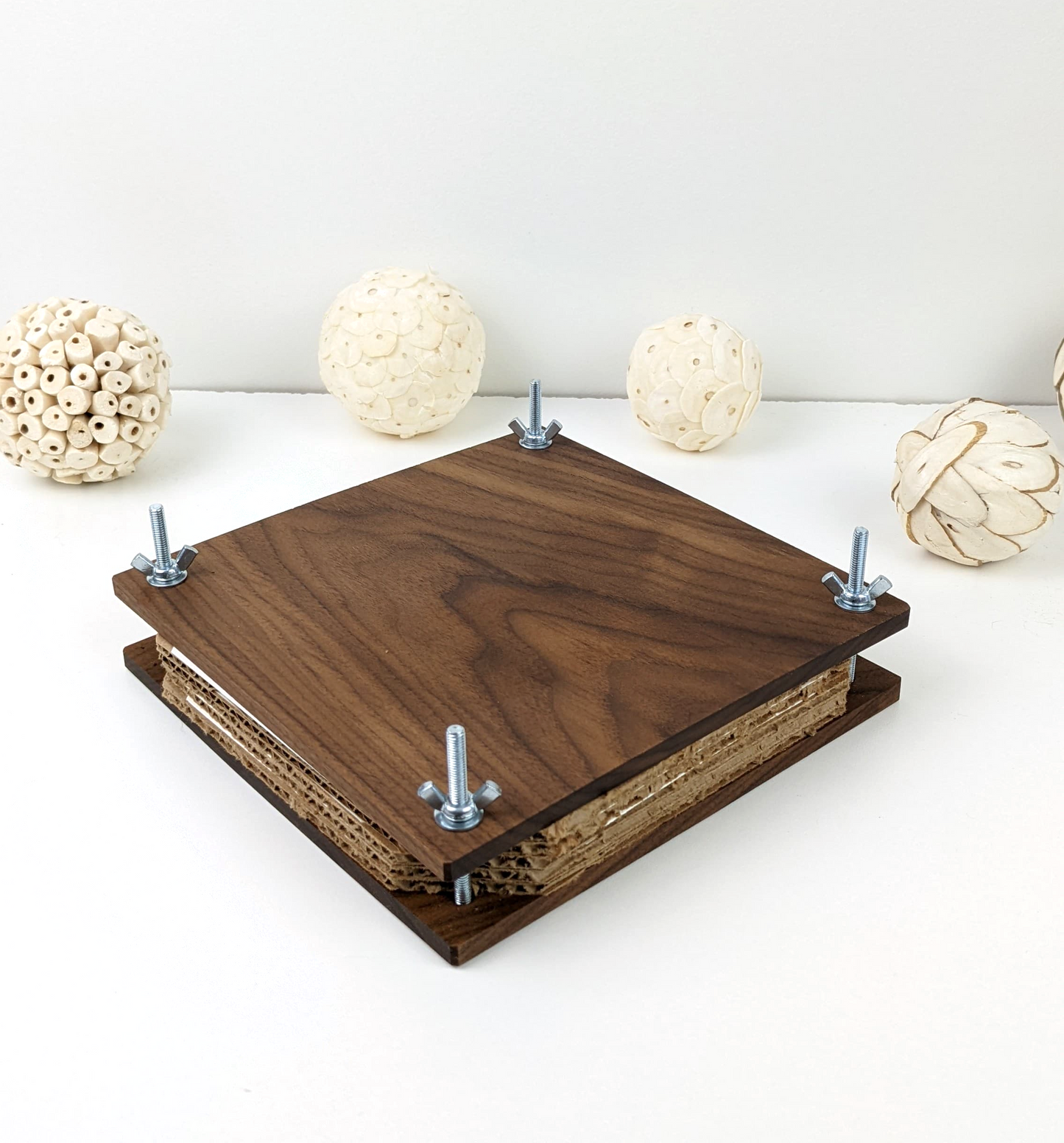 Wholesale - Custom Engraved 7"x7" Flower Presses