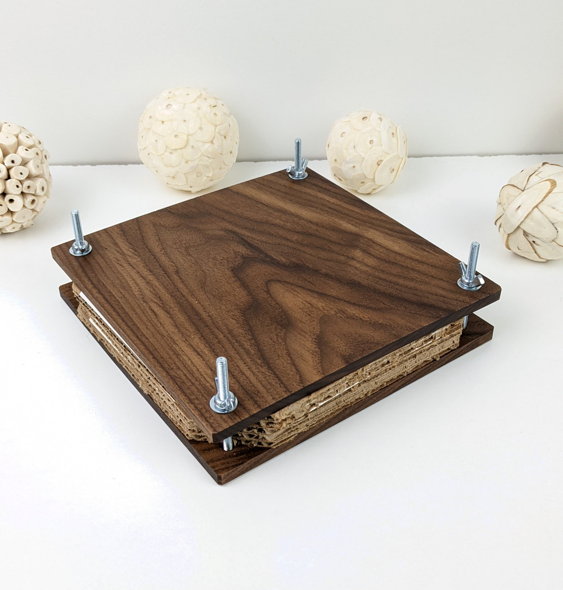 Wholesale - Custom Engraved 7"x7" Flower Presses